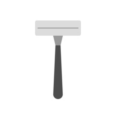 Shaving blade, illustration, vector on a white background. Barber and barbershop