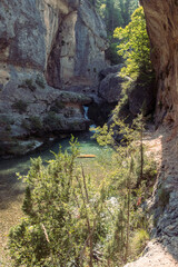 Birth of the Pitarque river. Province of Teruel