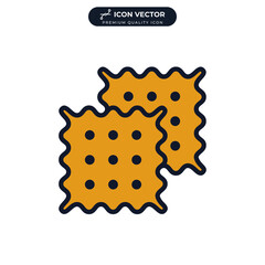 cookies icon symbol template for graphic and web design collection logo vector illustration