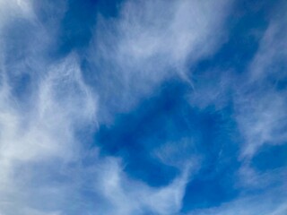 blue sky with clouds background
