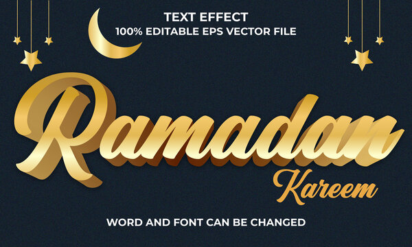 Editable 3D Text Effect With Ramadan Text Concept, Ramadan Kareem Editable Text Effect, Ramadan 3D Text Style, Ramadan Bold, Ramadan  Font Style, Ramadan Vector, 3D Ramadan,