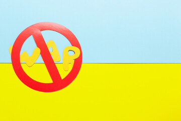 No war in ukraine on the background of the ukrainian flag