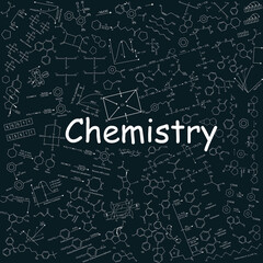 Chemistry equations background for design