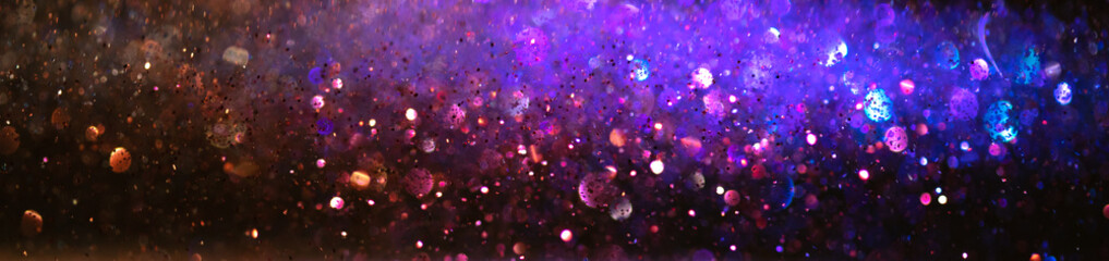 Obraz na płótnie Canvas background of abstract glitter lights.