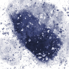 Dark spots, light and dark splashes on an abstract watercolor background. Watercolor blurred texture. Illustration.