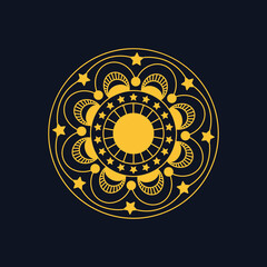 Luxury background vector mandala vector in illustration premium vector premium vector.