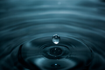 drops of pure water