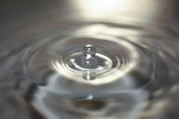 Fototapeta na wymiar drops of pure water