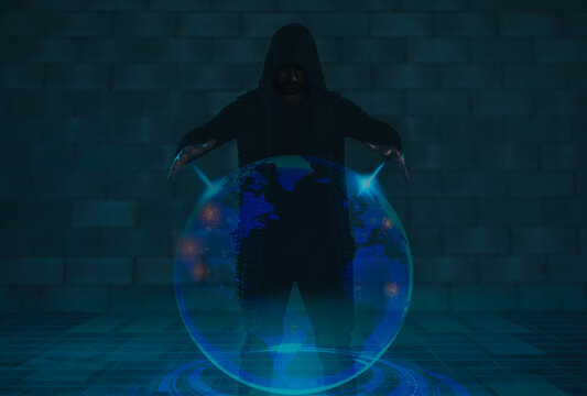 Mysterious man controls the world.
