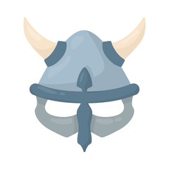 Fototapeta premium Vikings Mask Helmet Composition