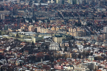 Brasov, Romania, from above