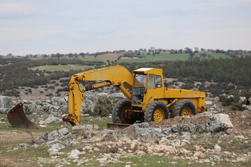 Obraz premium bulldozer at work