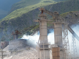 Mining in Salinas Grandes, Jujuy and Salta, Argentina. Its rich lithium, sodium and potassium...