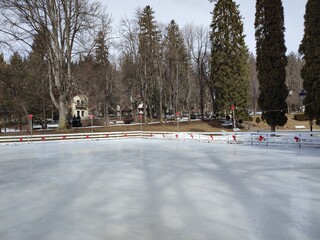 Obraz premium skating rink