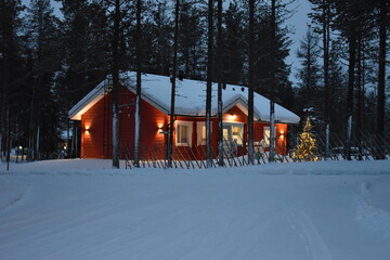 maison en laponie finlandaise