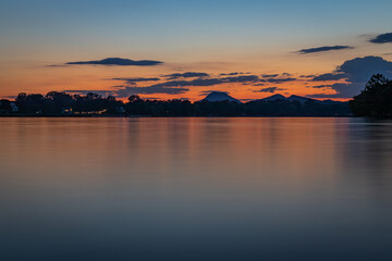 Pinnacle Mountain Arkansas Sunset