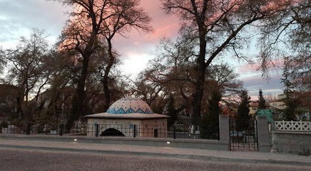 Gaybi Efendi Tomb at sunset
