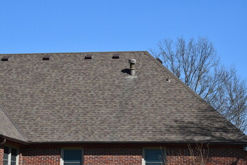 Shingles on the Roof of a House