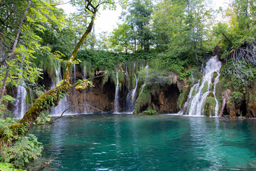 waterfalls in Plitvice