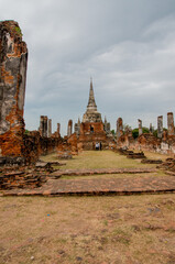 タイ　アユタヤ遺跡：Thailand Ayutthaya ruins 