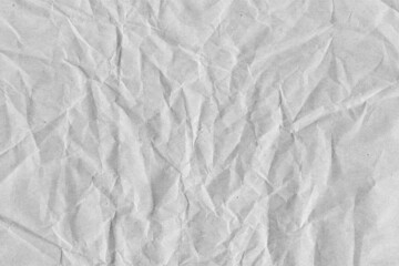 white crumpled paper texture