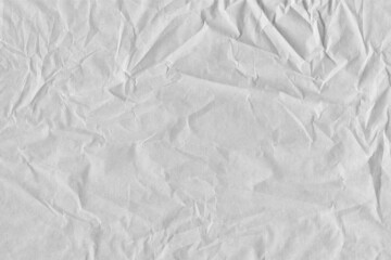 white crumpled paper texture