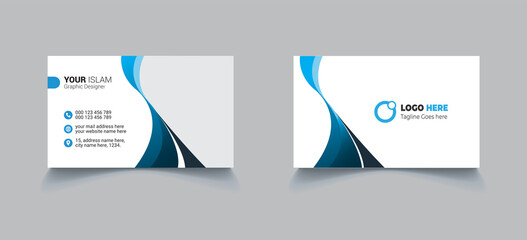 Corporate business card design template