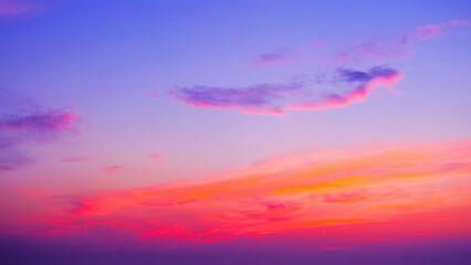 Colorful sky/Ciel coloré