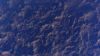 abstract aerial view, abstract cosmic texture, top view of alien planet 3d render