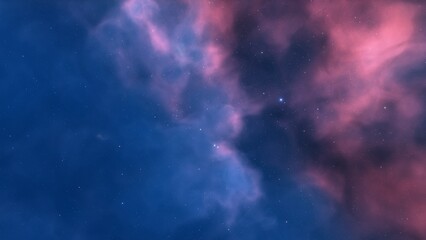 nebula gas cloud in deep outer space