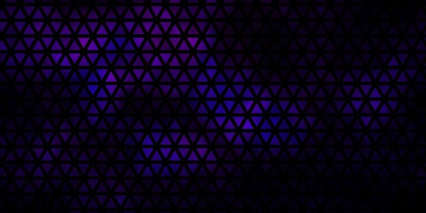 Dark Pink vector background with polygonal style.