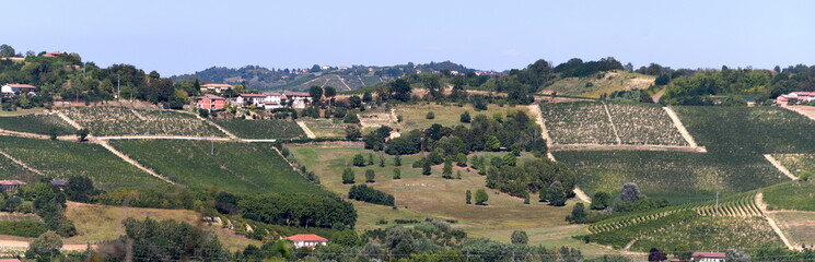 Fototapeta na wymiar Panorama des Piemont 