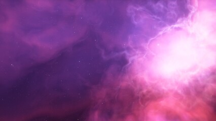 Space background with realistic nebula and shining stars. Colorful cosmos with stardust and milky way. Magic color galaxy. Infinite universe and starry night. 3d render