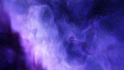 Fototapeta na wymiar Nebula in space, science fiction wallpaper, stars and galaxy, 3d illustration 