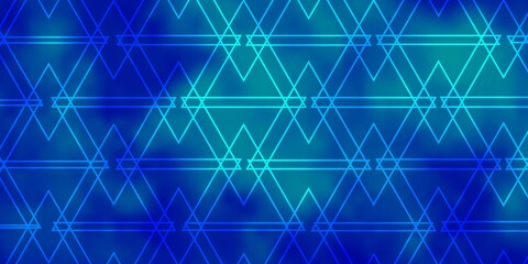 Light BLUE vector layout with lines, triangles.