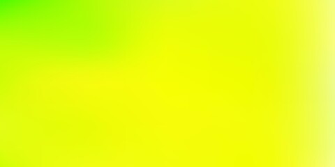 Light green, yellow vector blur drawing.