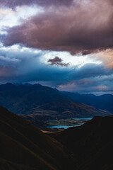 Dramatic clouds in New Zealand