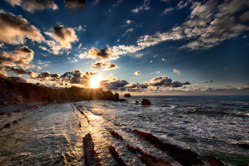 atardecer