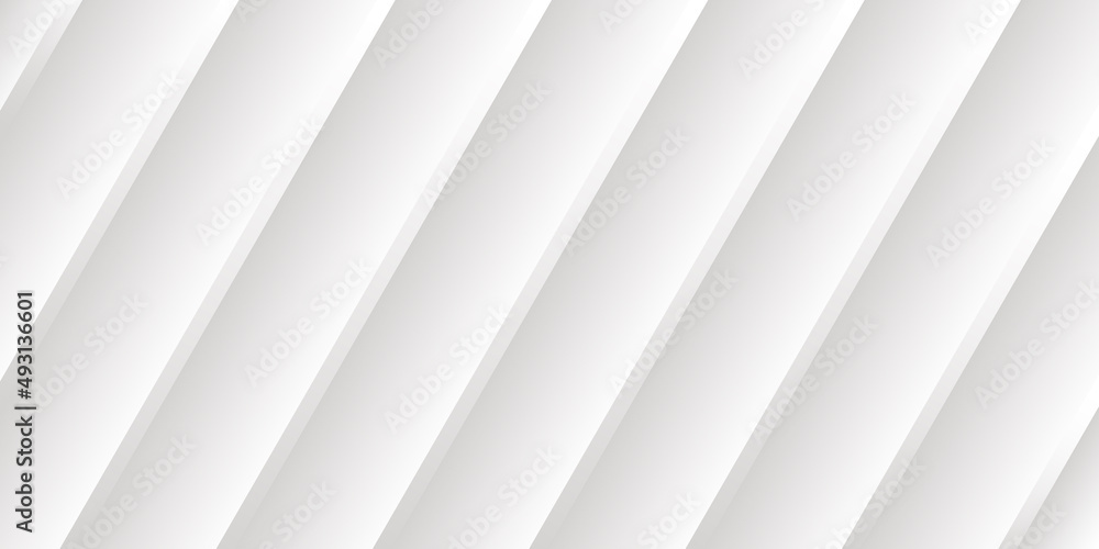 Poster white gradient stripes wallpaper. white and grey line diagonal background. empty dynamic minimal lin