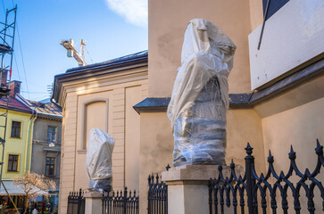 Lviv hides the most valuable cultural monuments to protect it from russian shelling