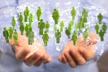 Structure of world economy, communication network global