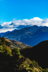 Mountain scenery in New Zealand