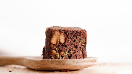 chocolate cupcake muffins with cannabis.Marijuana hemp in food dessert. Chocolate herb muffins cooking. chocolate cupcake muffins with cannabis.