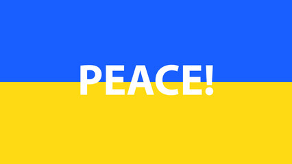 PEACE FOR UKRAINE, FLAG, SOLIDARITY, STOP THE WAR