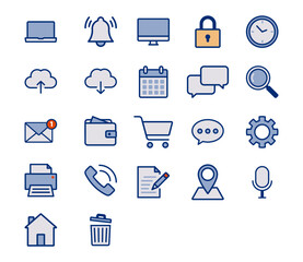 Web icon set