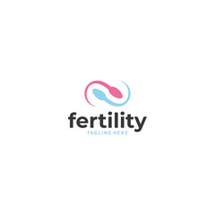 Fertility logo icon vector isolated concept