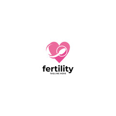Fertility logo icon vector isolated concept