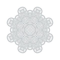 elegant line art mandala vector for design