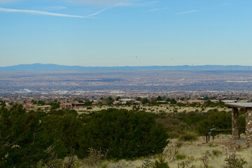 Obraz premium View over Albuquerque