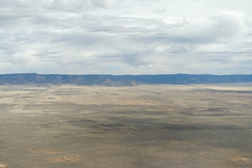 Fototapeta na wymiar New Mexico Mountains Aerial View